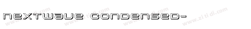 Nextwave Condensed字体转换